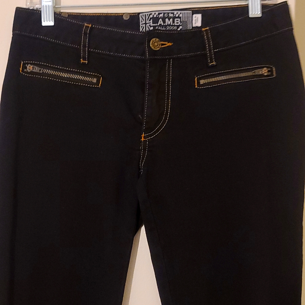 L.A.M.B. Full Back Zip Jeans